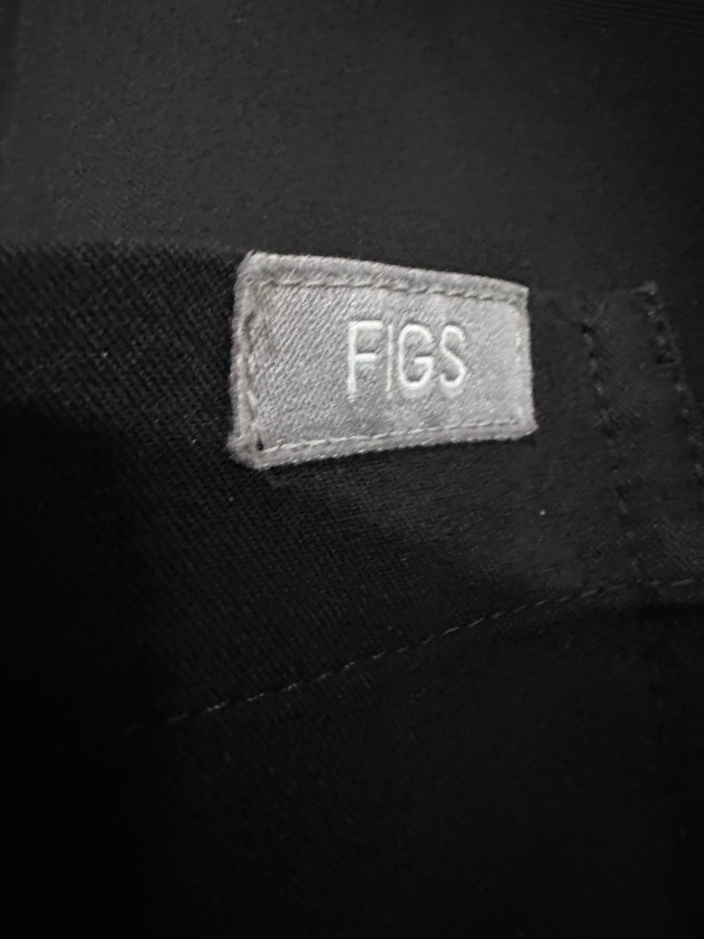 Figs Black women’s drawstring pants and top. Size XS - Picture 9 of 12